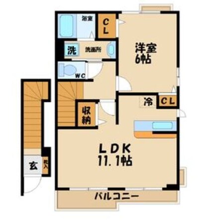 エレガンシアの物件間取画像